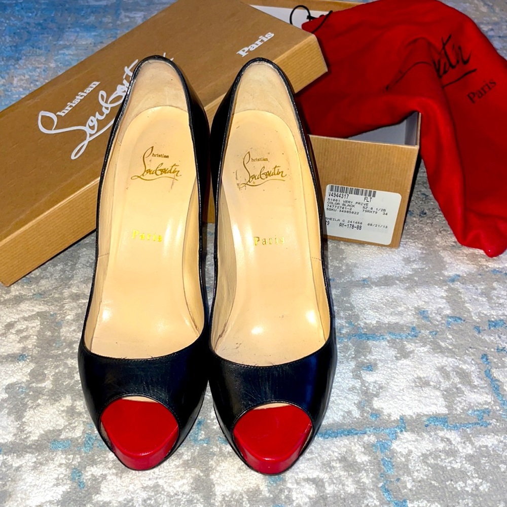 CHRISTIAN LOUBOUTIN VERY PRIVE heels. 120mm Heel. - Picture 1 of 5